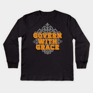 Govern With Grace Kids Long Sleeve T-Shirt